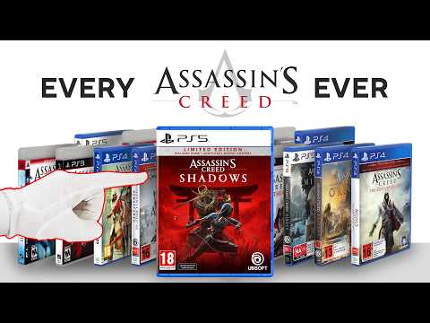 Unboxing Every Assassin's Creed + Shadows (2007-2025)