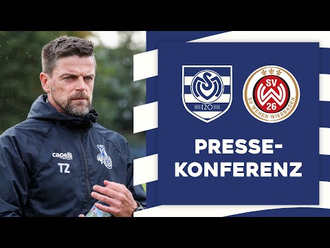 "Die eigene Hälfte sauber halten" | Pressekonferenz | #MSVWIE | ZebraTV | 20.04.2023
