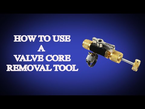 How to use a valve core removal tool - Paradigm Cooling