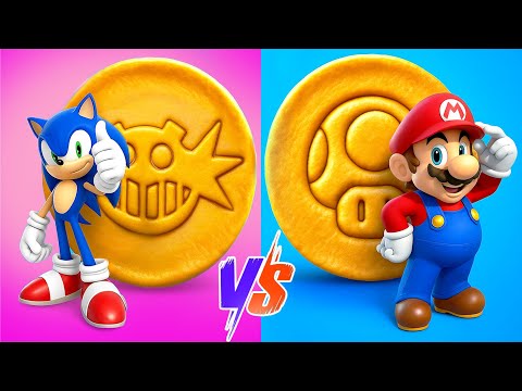 Марио и Соник в Игре в кальмара! Игра в кальмара с супергероями!