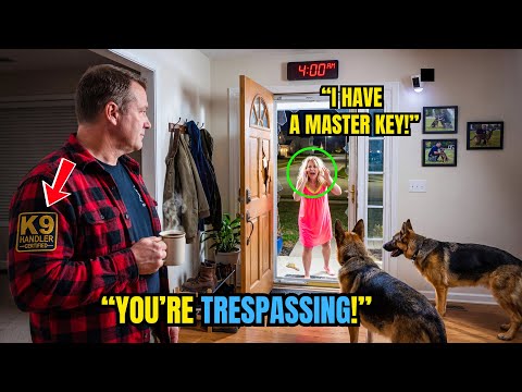 HOA Karen Kicked My Door at 4AM Claiming a Master Key — She Forgot About My K9s on Duty