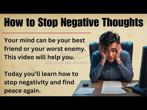 Stop Negative Thoughts & Feelings ✅ || Learn English with Motivational Lesson 🔥 || Graded Reader