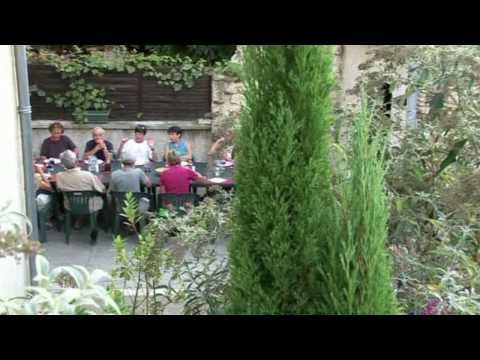 LA COQUILLE RESTAURANT IN THE VILLAGE OF SAINT ANTOINE FRANCE ON THE PILGRIM TRAIL.