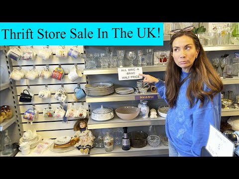 Budget Shopping at Antique Home Decor Warehouses and Thrifting In England