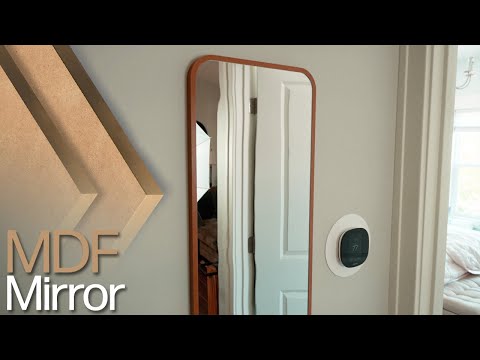 MDF Low Profile Mirror Cut on my CNC