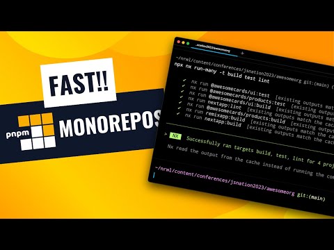 Lightning Fast PNPM Workspaces