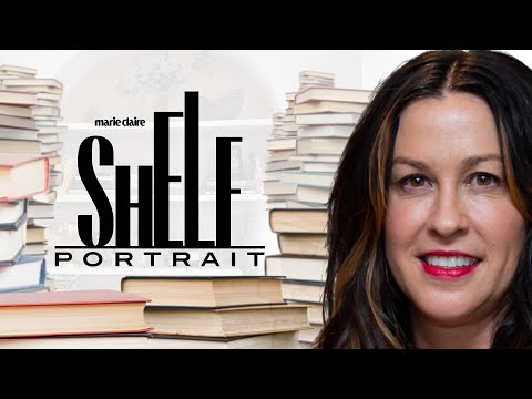 Alanis Morissette Takes Us Inside Her Massive Home Library | Shelf Portrait | Marie Claire