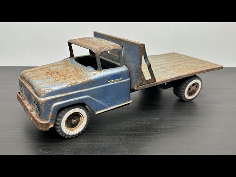 Vintage 1960 Tonka Power Boom Loader Restoration