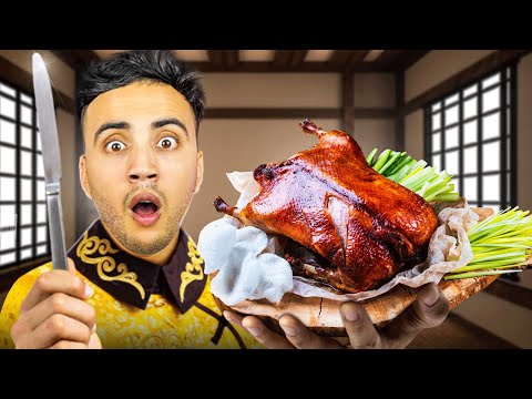 🤴🏻 🇨🇳 تحدي ناكل نهار كامل بحال ملك صيني