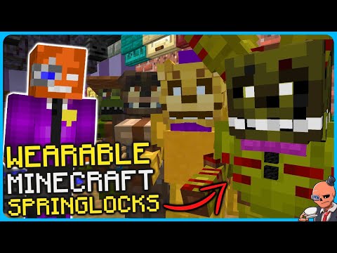 I made working FNAF Springlock suits in Minecraft