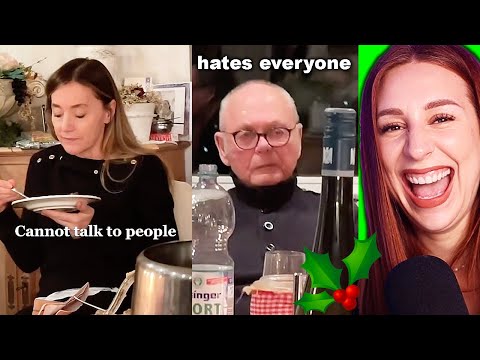 family christmas dinners be like... - REACTION