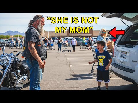 "She's Not My Mom" — Boy Mouthed Words to Biker in Parking Lot That Made Him Block the Only Exit