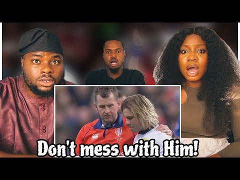 Family Reacts to 10 Minutes of Nigel Owens being Nigel Owens | The Referee Grand Master