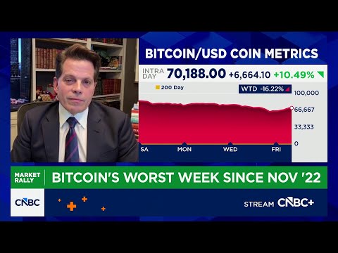 This is typical volatility for bitcoin, says SkyBridge's Scaramucci