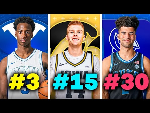 Ranking the Top 30 Prospects for the 2026 NBA Draft