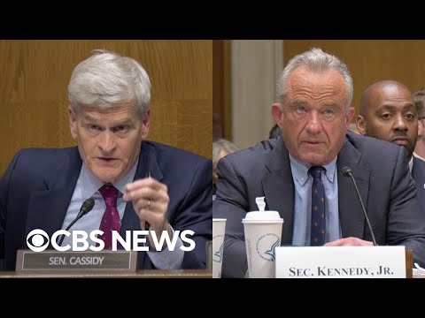 Watch: Sen. Cassidy presses RFK Jr. about vaccines, plans to address potential outbreaks