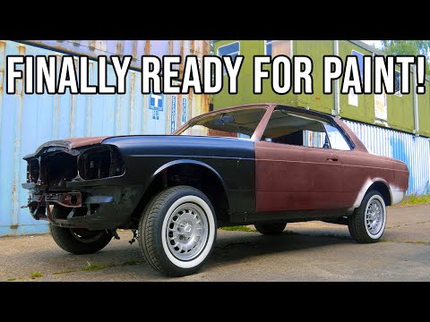 Finally Ready For Paint - Mercedes W123 Restoration