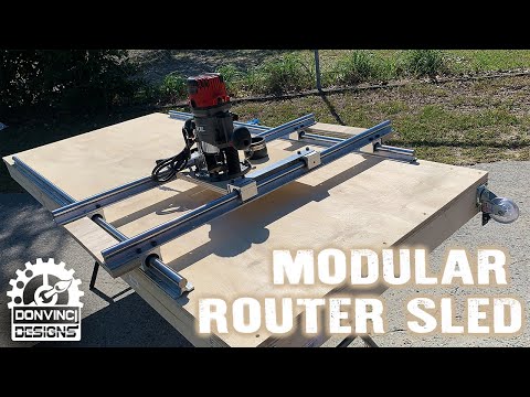 How To Build Modular Router Sled | DIY | Modular #router #modular