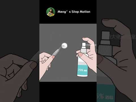 OMG!😲So Much Earwax! Ear Cleaning Animation | ASMR Animation | Meng's Stop Motion