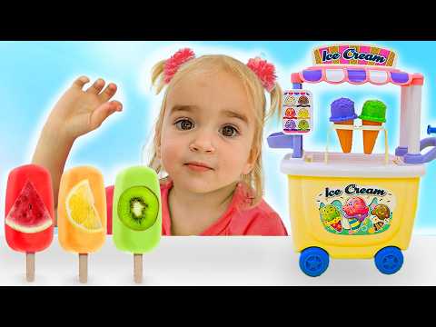 Alice Makes Fruit Ice Cream - Funny Stories for Children