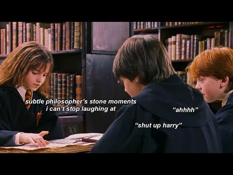 subtle philosopher's stone moments that i can't stop laughing at | harry potter