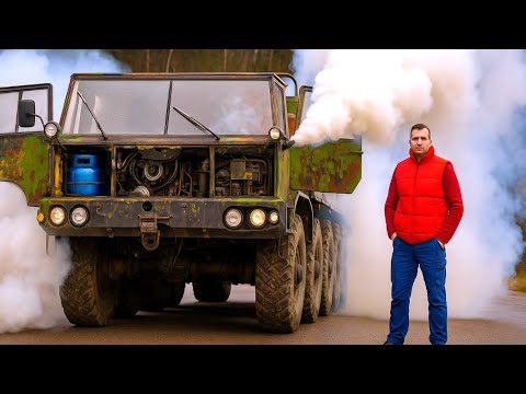 Starting a TATRA 813 KOLOS After Years! Will This Giant V12 Engine Run Again?