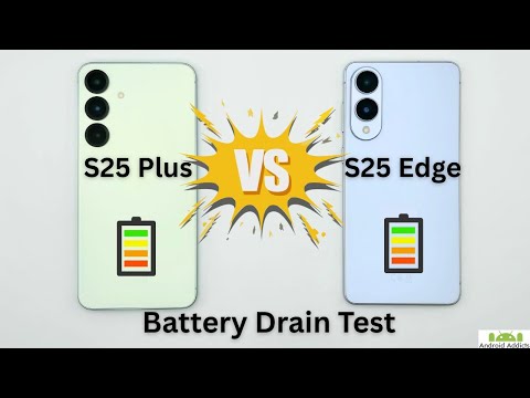 Samsung Galaxy S25 Plus vs S25 Edge Battery Drain Test