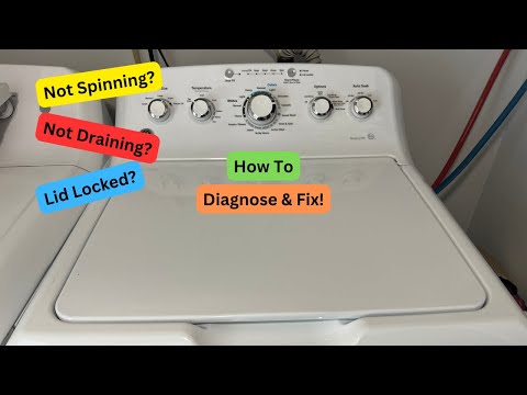 GE Washer Will Not Spin Diagnoses And Repair