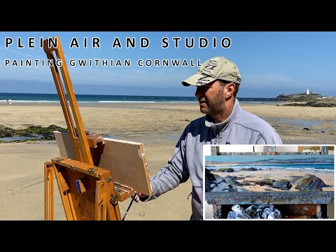 Plein Air and Studio Painting: Gwithian Beach Cornwall