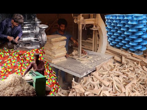 Top 10 Unbelievable Manufacturing Mass Production And Wooden Recycling Factory Process Skills Work
