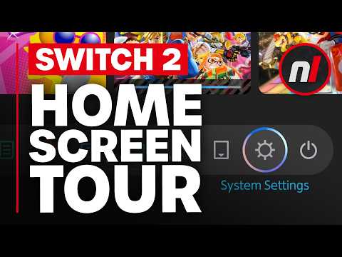 Nintendo Switch 2 UI & Home Screen Tour