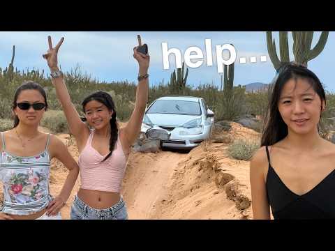 OVERNIGHT IN THE DESERT FOR 24 HOURS!!