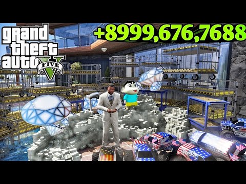 Franklin Touch Anything Become Diamond & Gold in GTA 5 | Oxlite Gamer 