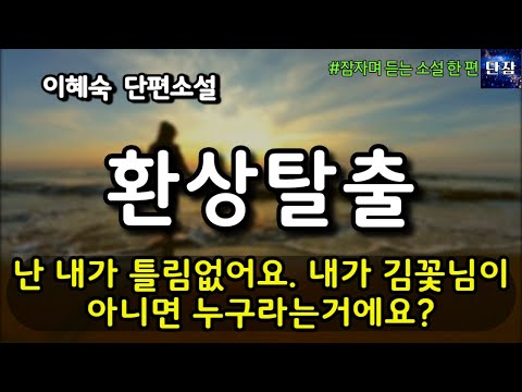 [잠자며 듣는 한국 소설] 난 내가 틀림없어요. 내가 김꽃님이 아니면 누구라는 거에요? [환상탈출] 이혜숙 단편소설  #책읽어주는남자 #오디오북  #책과함께하는하루단잠
