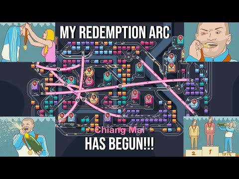 [Top 0.1%] I Conquered the Hardest Map in Just Two Attempts - Mini Motorways Chiang Mai