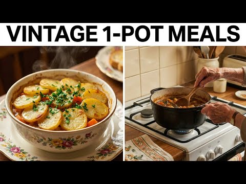 25 CHEAP British Vintage One-Pot Meals for Seniors Living Alone