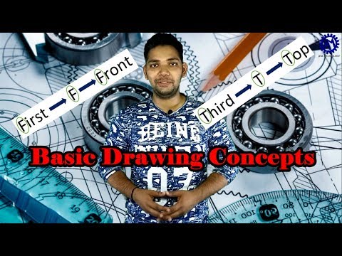 Difference Between First Angle and Third Angle Projection ! Basic Drawing Concepts !! ASK Mechnology