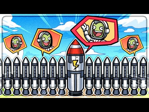 Launching 239 Kerbals In An IMPOSSIBLY Wide Rocket in Kerbal Space Program 2