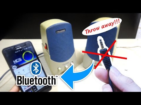 How to Convert any SPEAKER into BLUETOOTH SPEAKER for $5