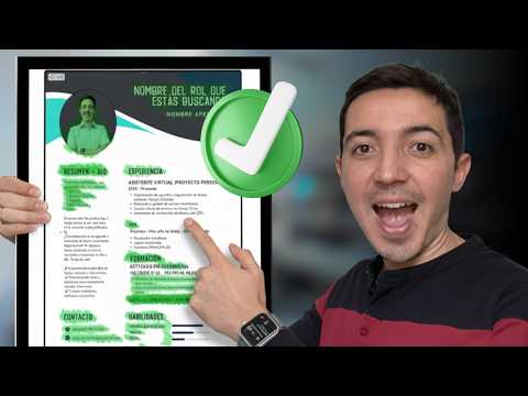 COPIA este CURRICULUM y gana en DÓLARES si tienes +40 años