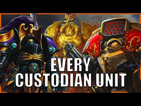 Every Single Custodes Unit Type EXPLAINED By An Australian | Warhammer 40k Lore