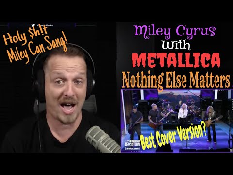 [Reaction] Nothing Else Matters - Metallica Feat Miley Cyrus | Live Howard Stern | TomTuffnuts React