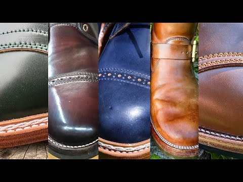 Comparing Shell Cordovan from different tanneries!!!! (Horween/Maryam/Shinki/Cloe/Rocado)