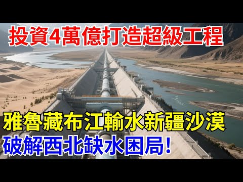 投資4萬億打造超級工程！雅魯藏布江輸水新疆沙漠，破解西北缺水困局！【解鎖大國工程】#中國#制造#中國基建#工程建造#超級工程