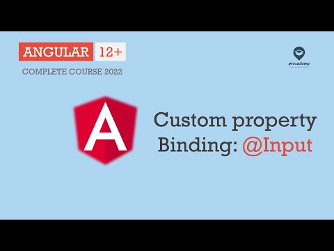 Custom Property Binding: @Input Decorator | Data Binding | Angular 12+