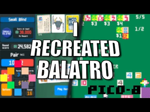 I Recreated Balatro in PICO-8