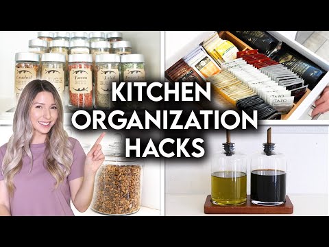 10 EASY KITCHEN ORGANIZATION IDEAS 2021 | BUDGET FRIENDLY HACKS