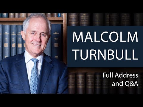 Malcolm Turnbull | Full Address and Q&A | Oxford Union
