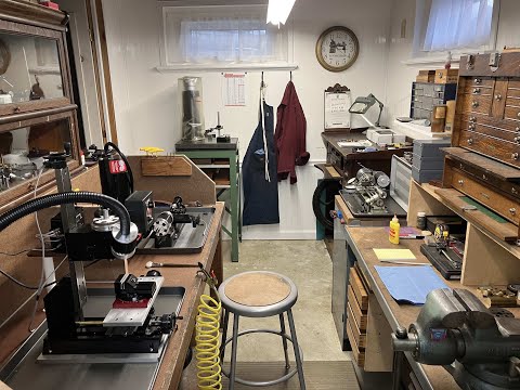 Tour of Sherline Machine Shop, Setup, Layout With Custom Tooling, Lathe, Mill, Stuart D10 Feed Pump