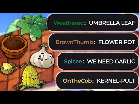 CHAT CHOOSES PLANTS in Plants vs Zombies | FINALE